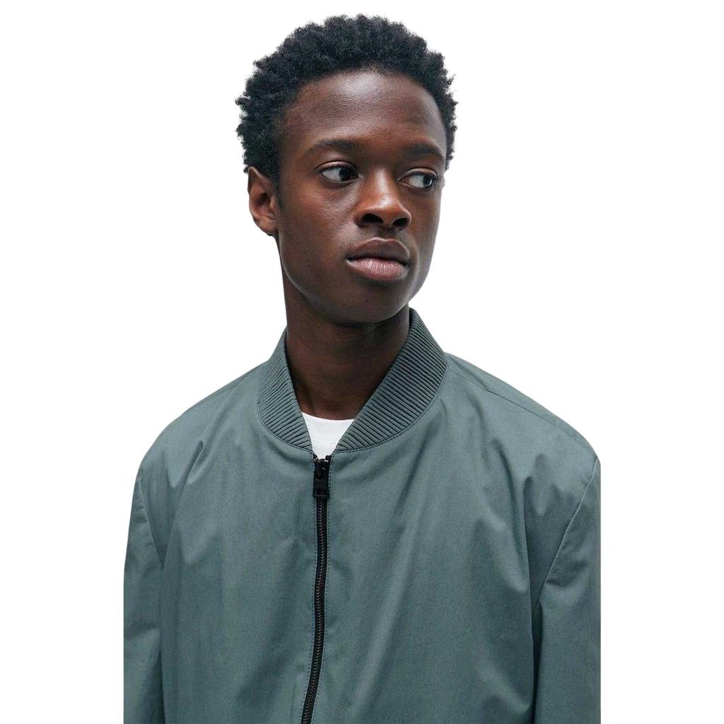 Hugo Mens Ribbed Cuff Bomber Jacket
