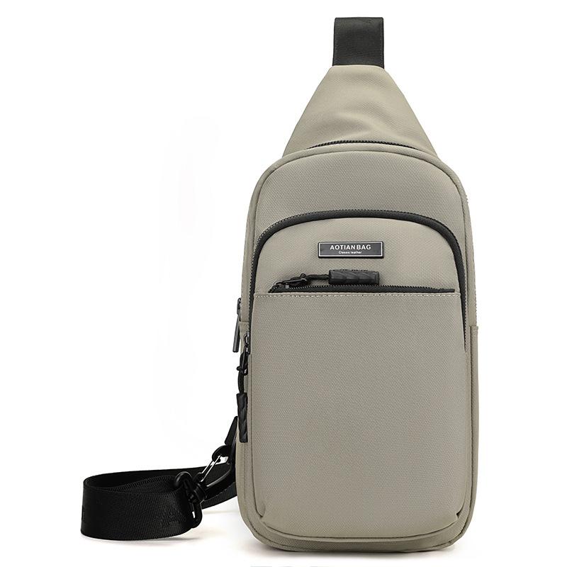 

Мужская сумка Oxford Chest Bag, легкая, износостойкая, сумка через плечо для поездок на работу легкие хаки