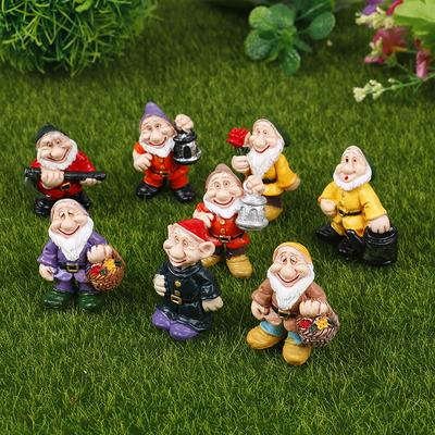 Pretty Fairy Garden Miniatures Gnome Dwarf Micro Mini figurky Gnome Zahradní dekorace