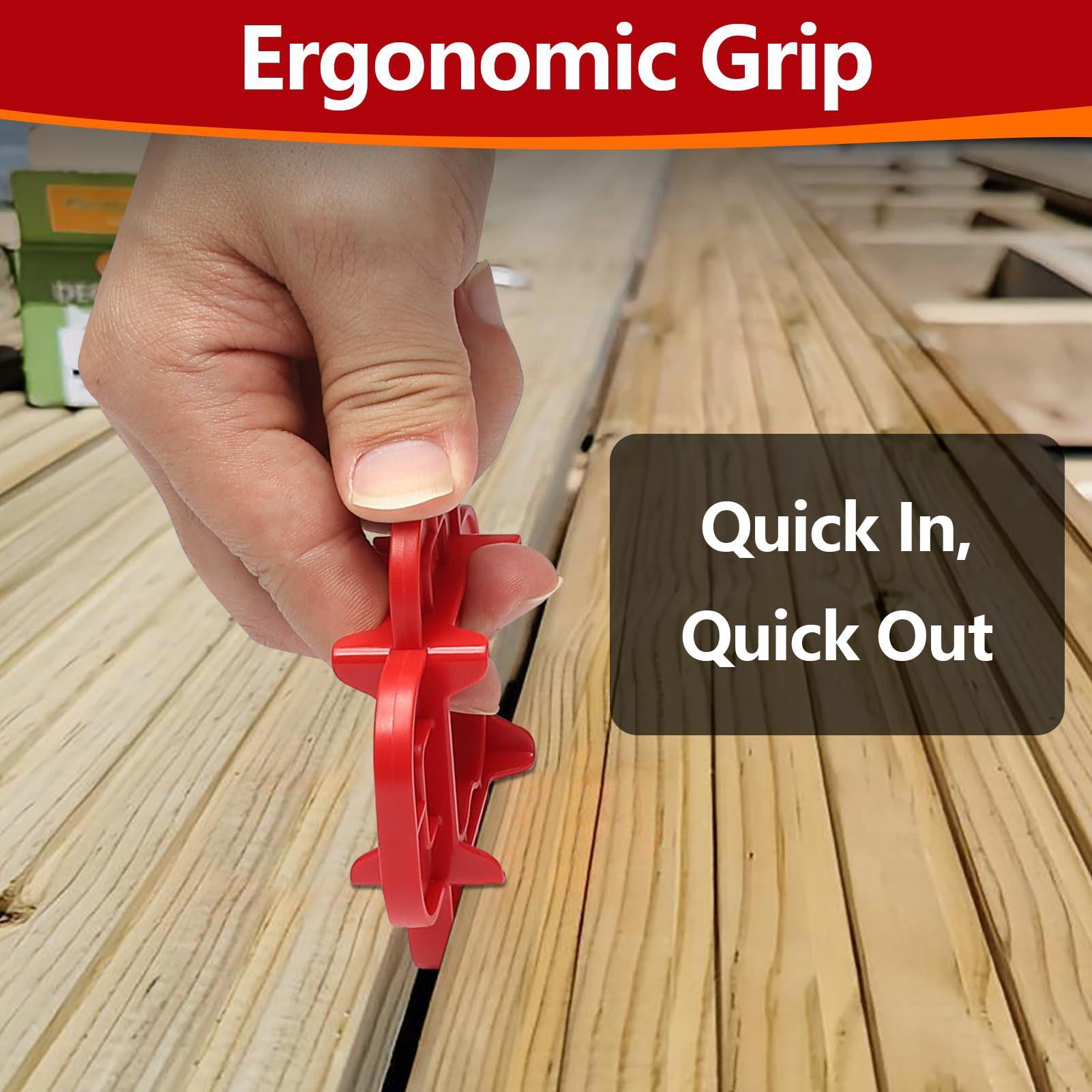 

Spacers 6-Pieces Hardwood Spacers 4 Thickness Precision Board Alignment Gear For Farm Garage Balcony One Size