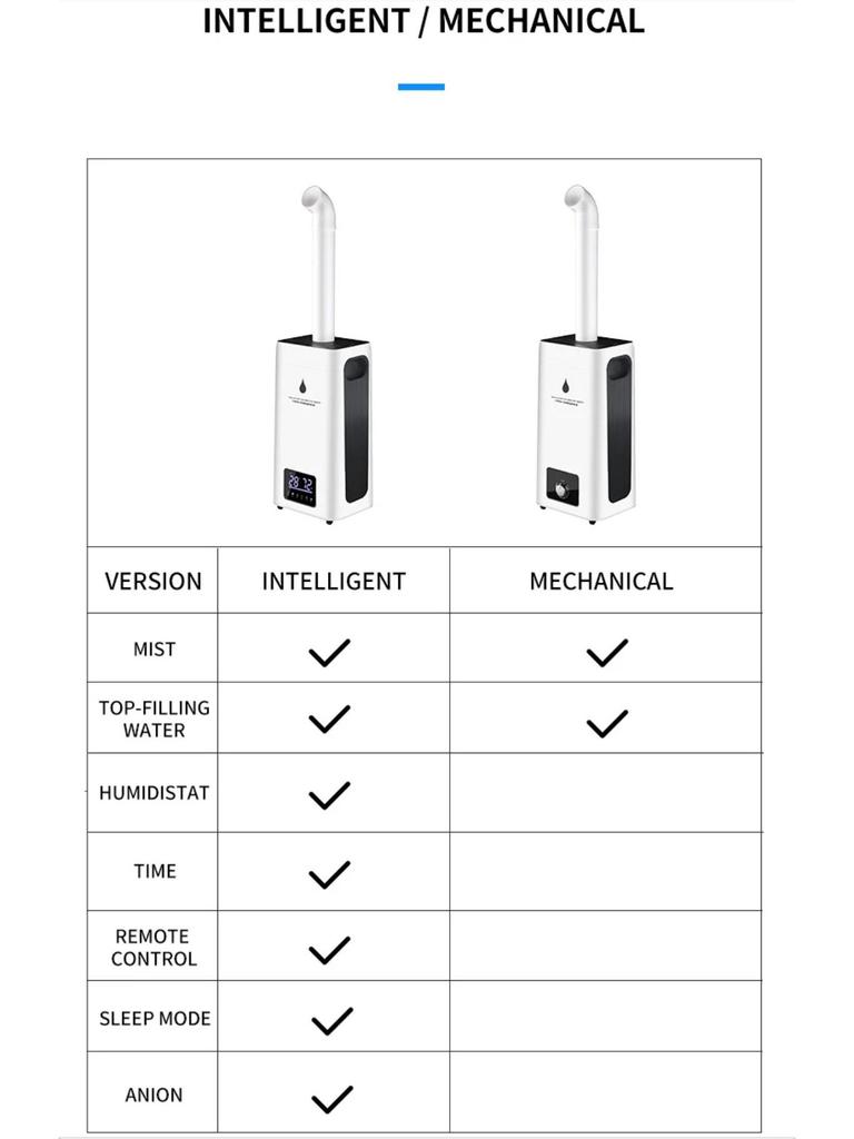 23.8-Liter Ultrasonic Industrial Humidifier - Large Capacity & Mist, CE Certified (English Version)