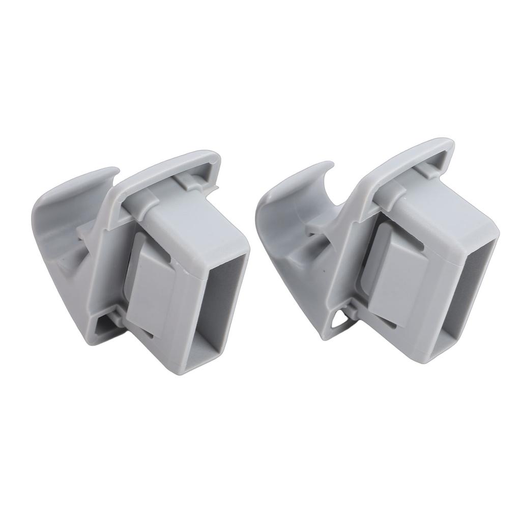 2pcs Grey Sun Visor Retainer Clip Holder MR654343 Sun Visor Hook Clip Bracket Replacement For Mitsubishi Lancer 2006-2017