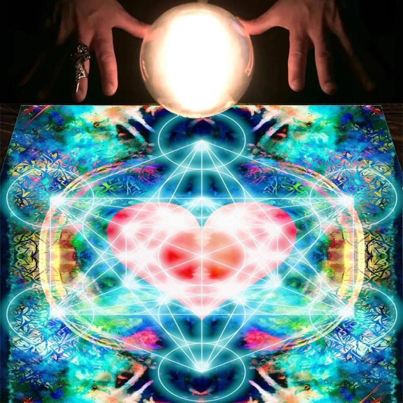 Tarotkarten Tischdecke Altartuch Orakel Divinationen Brettspiel Zubehör