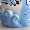 Shark Shape Pen Holder Stable Non-Slip Design Storage Box Large Capacity Stationery Makeup Brush Toothbrush Organizer