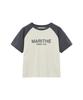 Malittepeulangsowajeobeo W Raglan Regular Logo Tee Charcoal