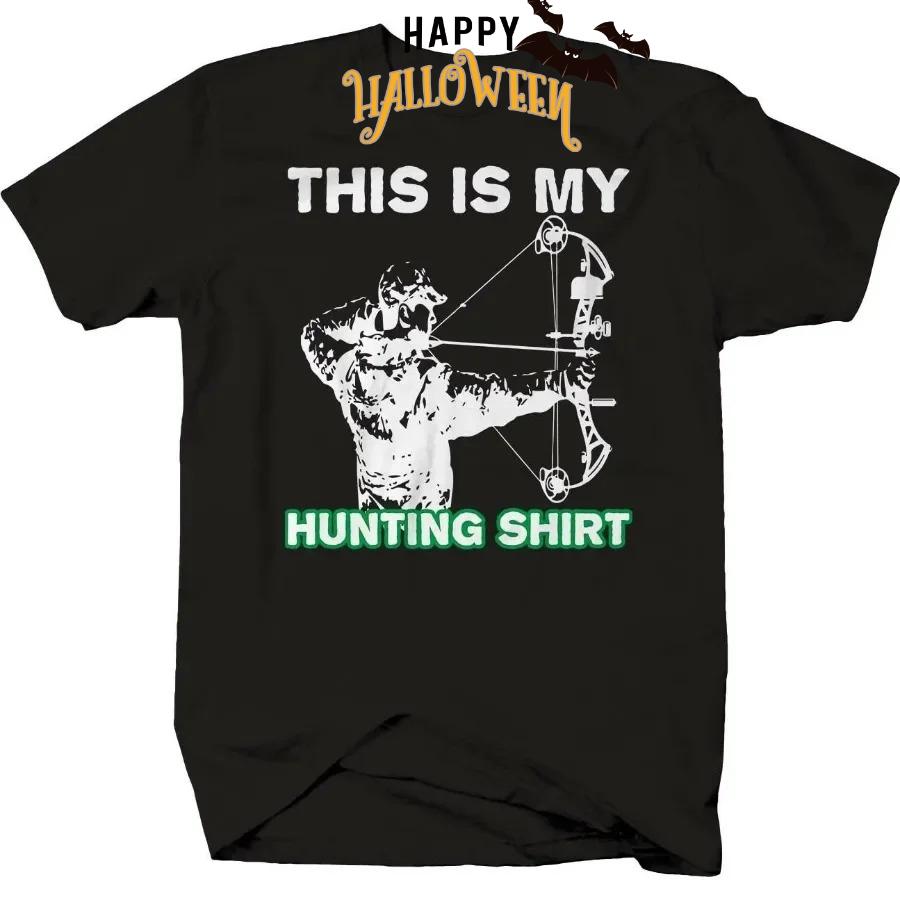 This Is My Huntings TShirt Bow Archery T Shirt Mens Short Sleeve 100 Cotton Tees
