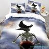 Halloween Kürbis Horror Festival Fledermaus Bettwäsche Set Jungen Mädchen Einzelbett Queen Size Bettbezug Kissenbezug Bett Kinder Erwachsene