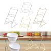 Multifunctional Sauces Stand Metal Condiment Organizer Holder Practical Spice Rack for Buffet Hot Pot Kitchen