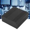Black Aluminum Printed Circuit Board Box Split Type DIY Electronic Project Enclosure Case