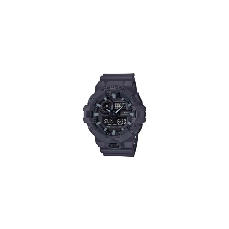 

Casio LCD/pointer dual display series G-SHOCKX series military style sports men s watch waterproof watch quartz movement resin strap GA-700UC-8APR чорний