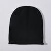 Autumn and winter new% all-wool small crimping cold hat warm ear protection wool hat solid color knitted hat