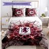 Set Lenzuola Stampato Aston Villa Football 3 Pezzi, Comodo Set Copripiumino per Camera da Letto Amico della Pelle
