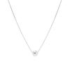 Verte Simple Ball Necklace  Long Ver.    un.silVer.174