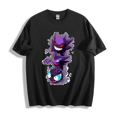 T-shirt Pokémon Evoluzione Gengar - Trio Tipo Spettro Unisex