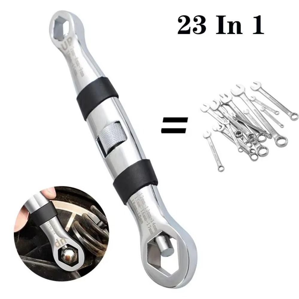 7-19mm Adjustable Spanner CR-V Key Flexible Hand Tool Rust-proof Universal Wrench  Multitools