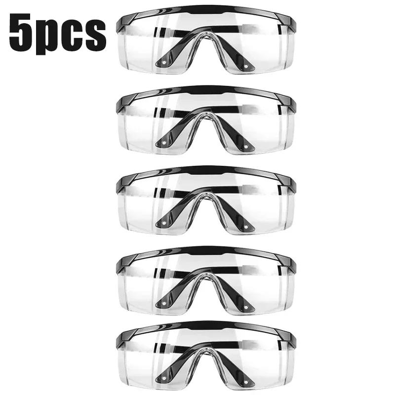Anti-Splash Eye Protection Goggles - 3/10 Pcs Multi-Pack for Lab, Workshop, and Cycling