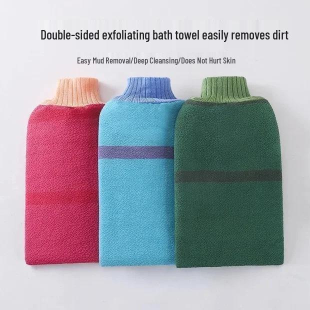 **"Intro Offer: Coarse Sand Bath Scrubber Gloves for Adults - Thickened for Effective Dead Skin Removal"**