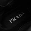 Pristine PRADA Monolith Re-Nylon Triangle Logo Gabardine Boots Black 36.5 2UE029 Used