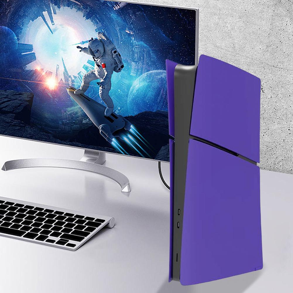 Faceplate Case Cover Split ABS Hard Shell Anti-Scratch Hard Shell Skin Shockproof Cover Plates for PS5 Slim Disc/Digital Console