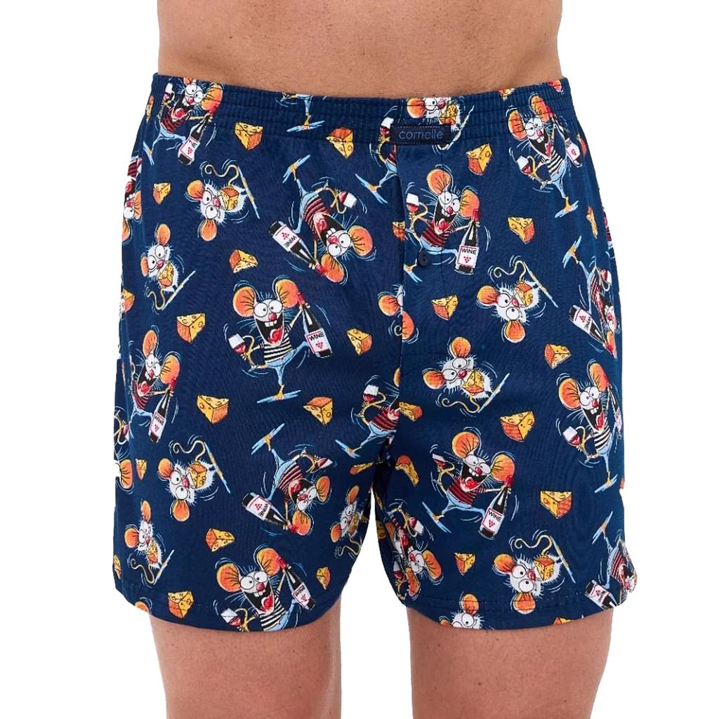 Men's Loose Boxer Shorts - Cornette - Cotton, 6-Pack, Model Bm151 Classic