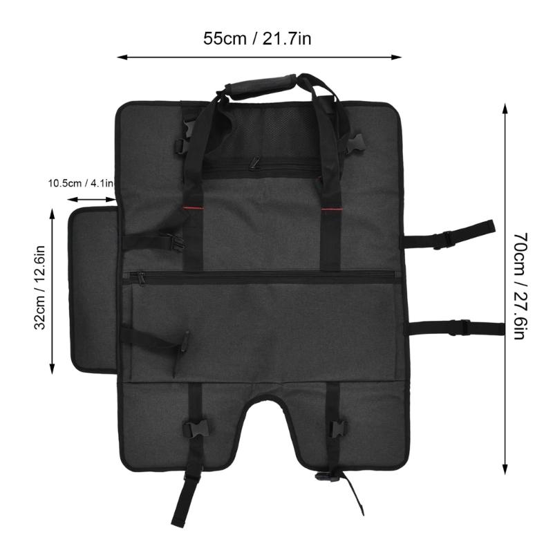 Wasserdichte Desktop-Monitor-Aufbewahrungstasche Für 27-Zoll-Bildschirm mit Weicher Innenpolsterung Organizer-Tasche Reisefreundlich