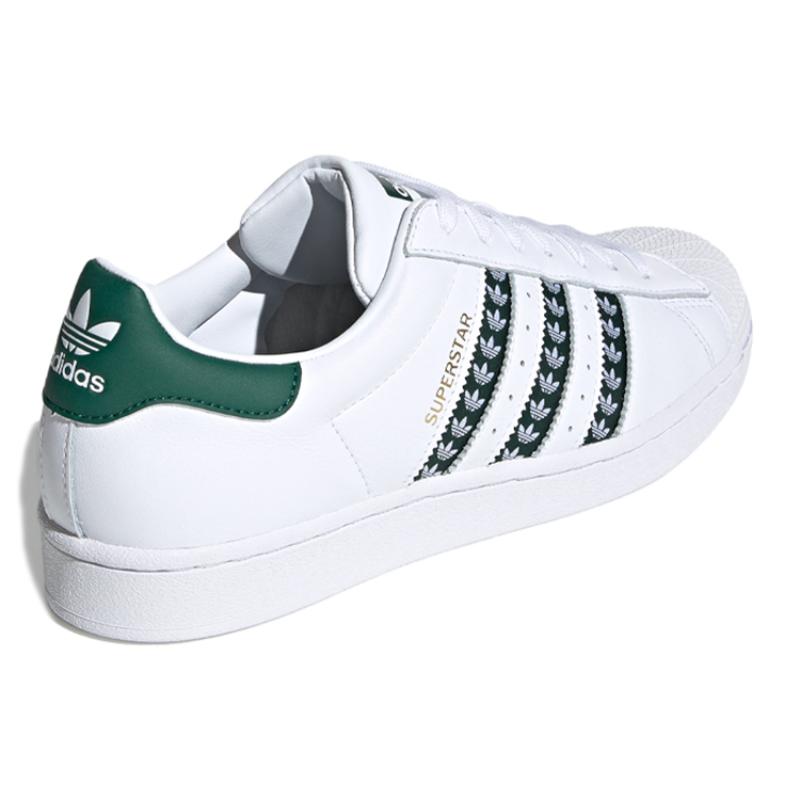 Adidas Originals Superstar 'Green White' Sneakers FZ1968