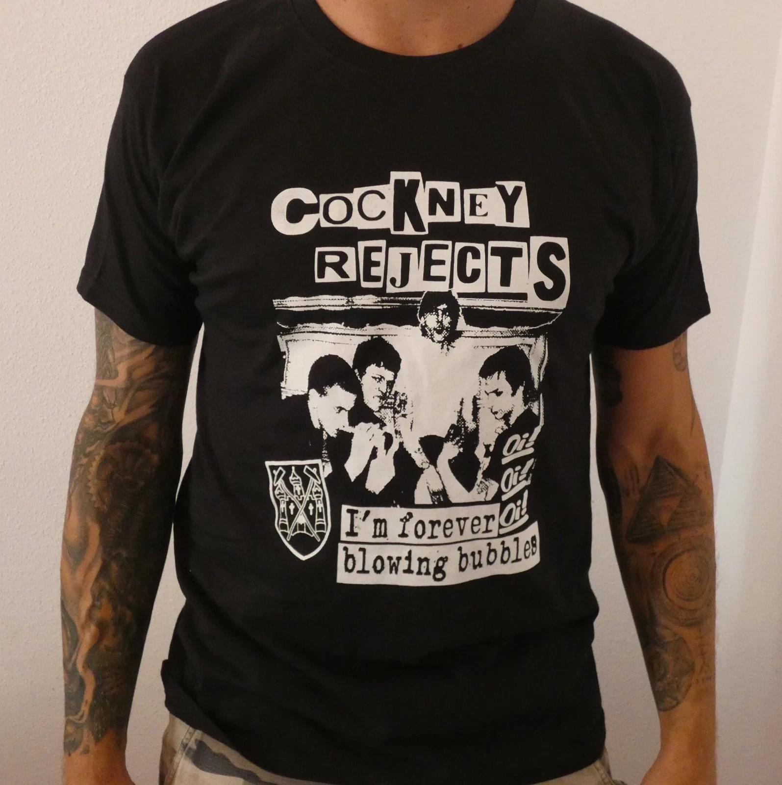 Cockney Rejects Band Blowing Black T Shirt Unisex S-2345XL BS963 XXXL