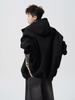 Herren Trendy Schwergewicht Hoodie Cardigan - Cool, Lässiger High Street Style, Rollkragen Winterjacke
