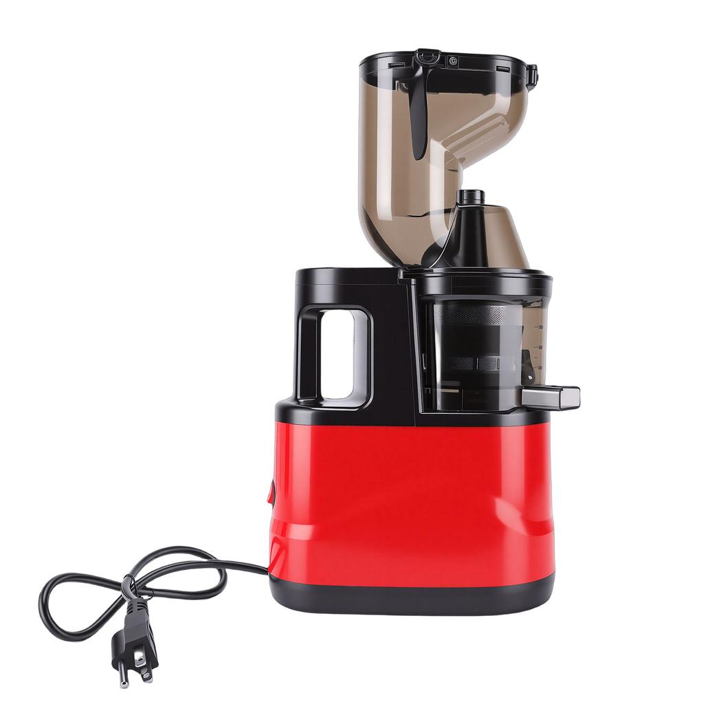 Cold Press Juicer with Wide Feed Chute 350W Slow Masticating Juicer with Pulp Separation for Whole Vegetables and