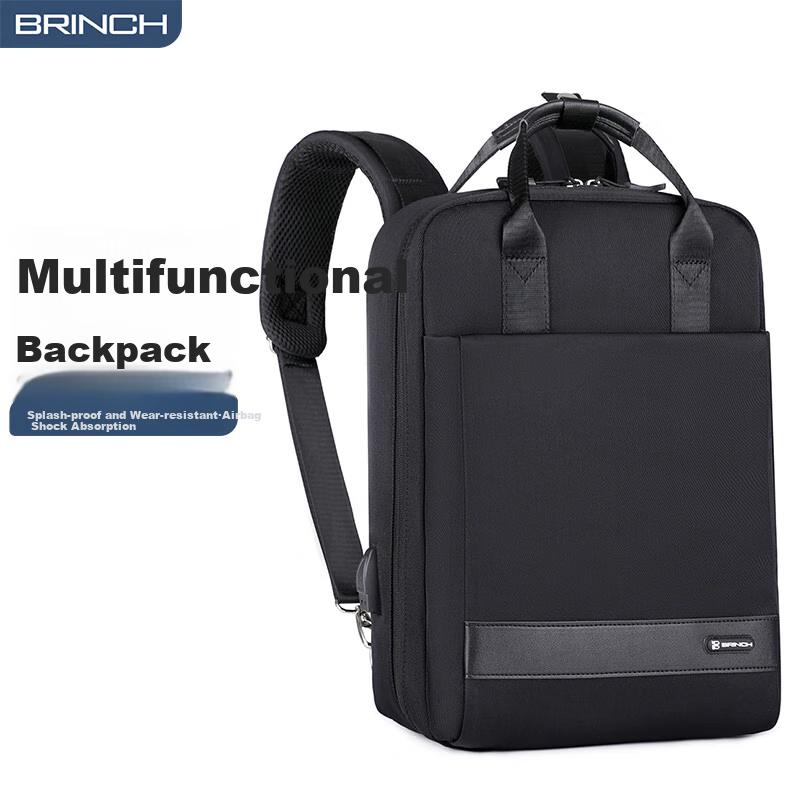 BRINCH Laptop Backpack for Men And Women, 15/16 Inch Large Capacity Suitable for Xiaomi Huawei Travel Business Trip Bag