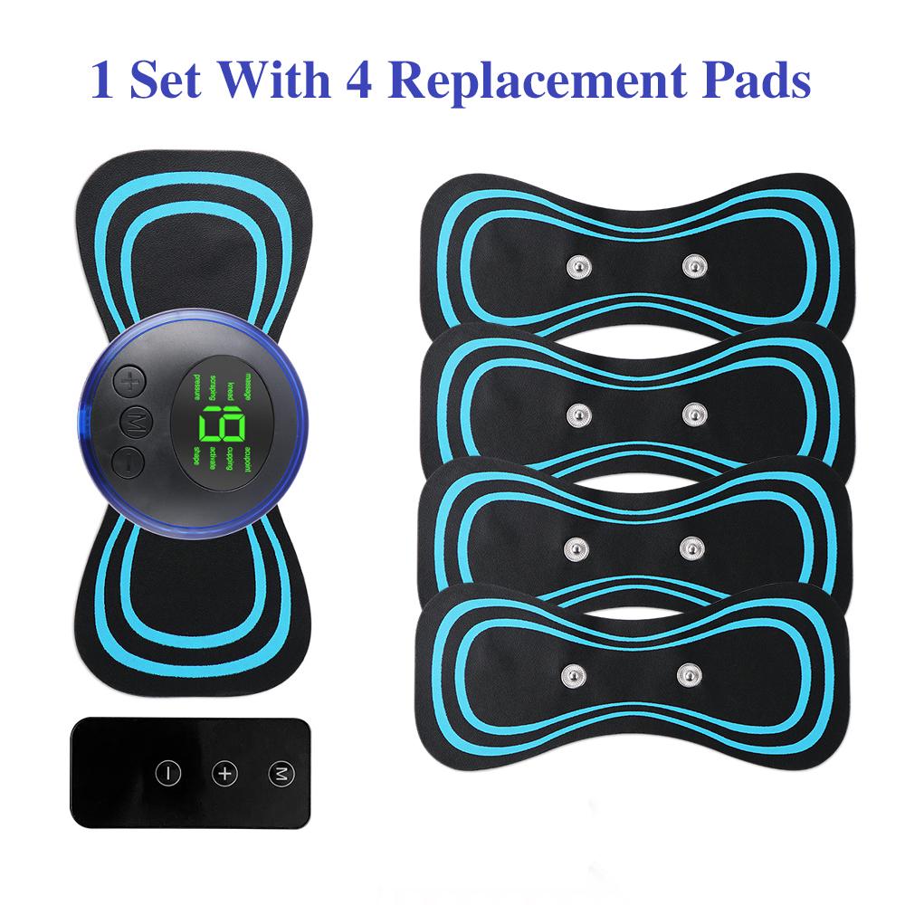 Mini EMS Neck Massager Portable Electric Stretcher For Cervical Pain Relief Shoulder Relaxation Muscle Therapy