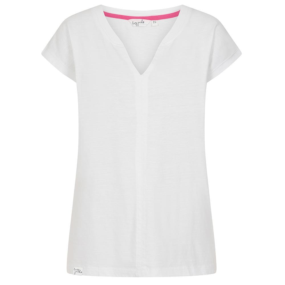 Lazy Jacks Womens/Ladies V Neck T-Shirt