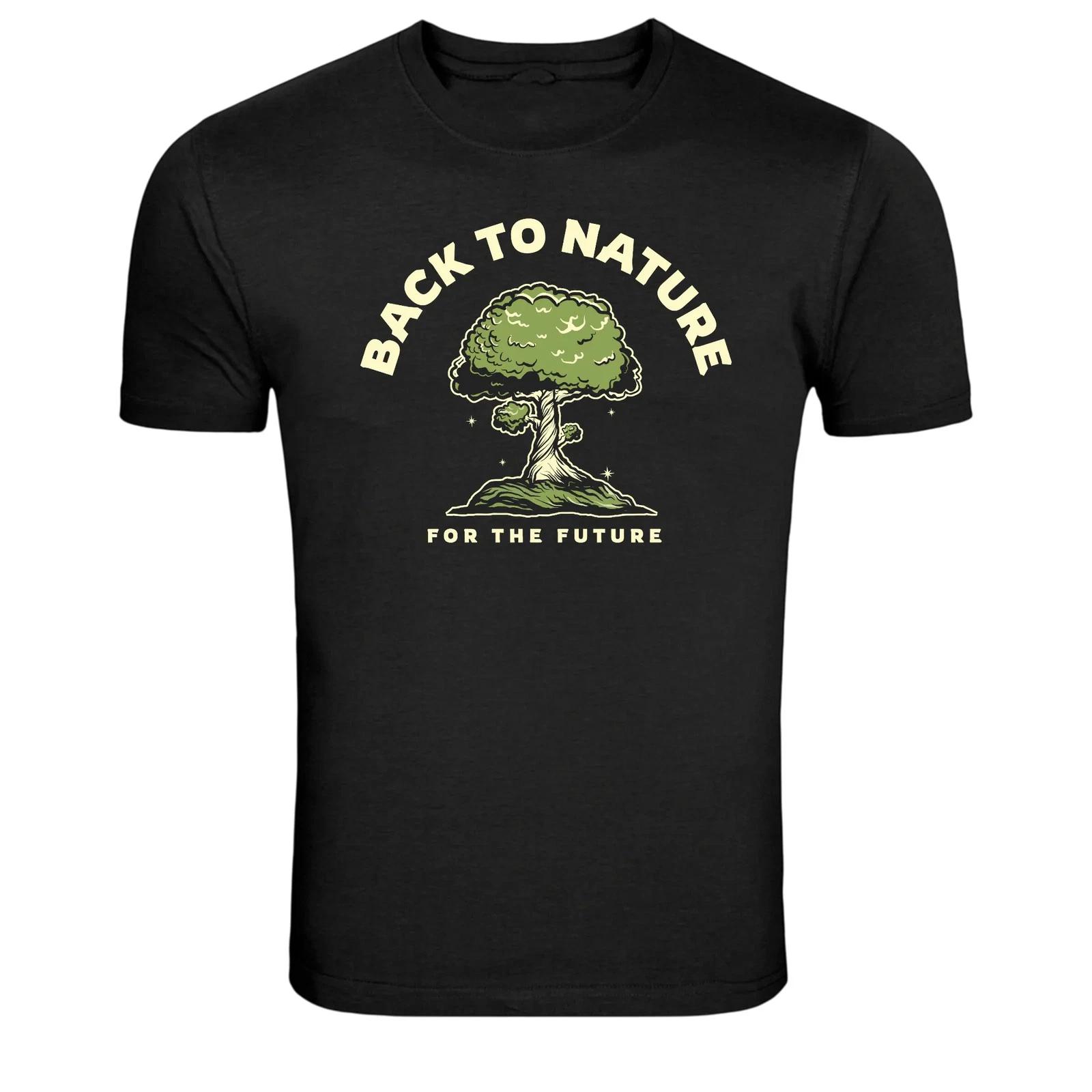 Back To Nature Tree Vintage Eco Graphic T-Shirt XS