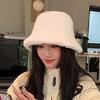 Warmer Plush Basin Cap Temperament Anti-cold Bucket Hat Elegant Winter Fisherman Hat  Men