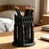 Medieval Style Pencil Holder Gothic Pen Holder, Cathedral Makeup Brush 3D Printed Church Architecture Desk Organizer Organizer, Vanity Storage Cup for