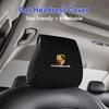 Car Interior Seat Headrest Mat Anti-dust Protector Pad For Porsche 911 718 Cayenne Panamera Macan Boxster Carrera-GT 928 944 968