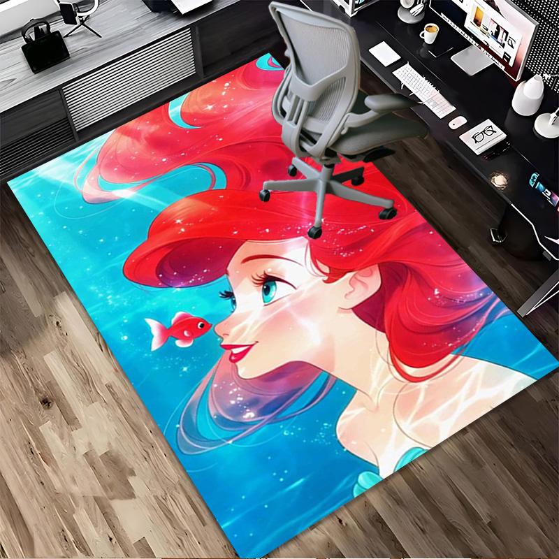 Mermaid Fantasy Living Room Nonslip Area Rug Soft Carpet For Bedroom Game Playroom Sofa Office Home Decor Doormat Christmas Gift C922197