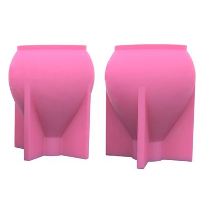 Flower Vase Mold 3D Water Drop Shaped Cement Candle Molds for Scented Candles Soaps Making,Silicone Flower Pot Mold