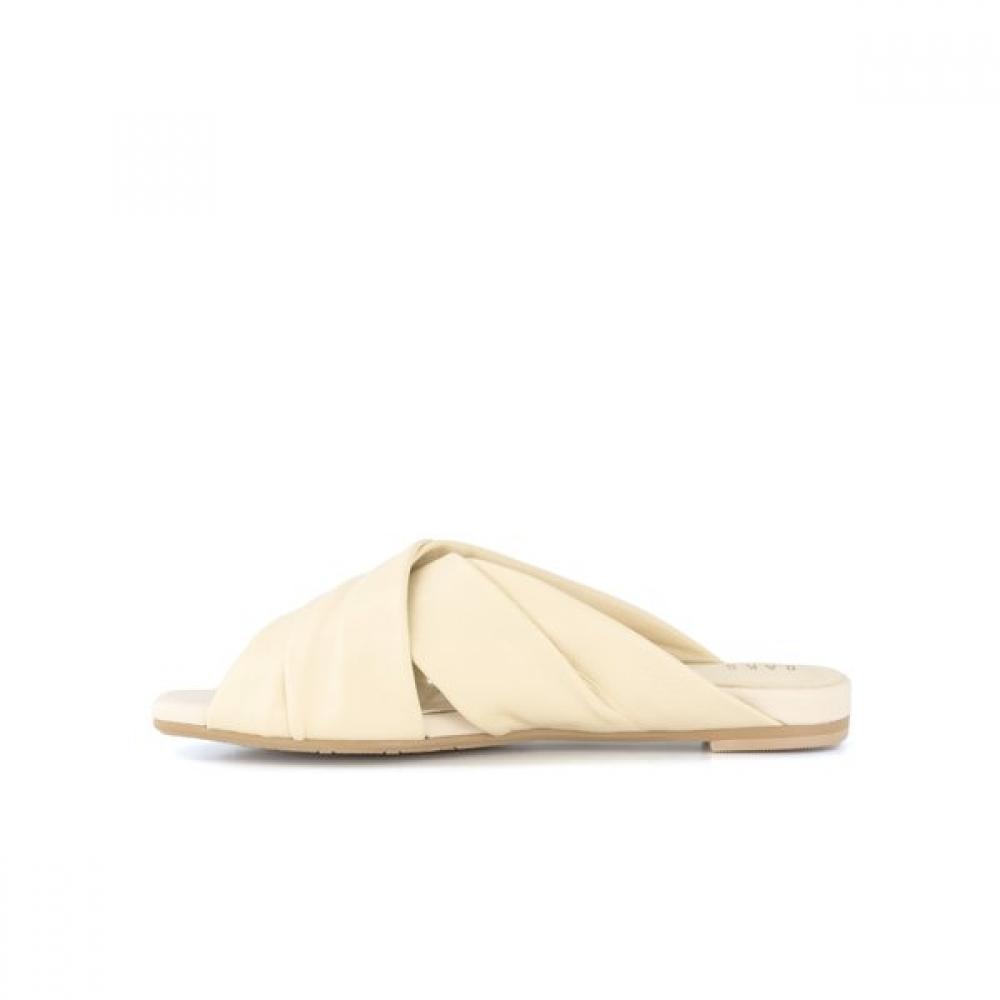 DakS Women S Open Toe Slip Mule Sandal Dld206 Ivory