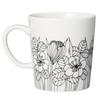 [Officially Imported] Arabia Crocus Mug, 0.3L, Black, 1062354