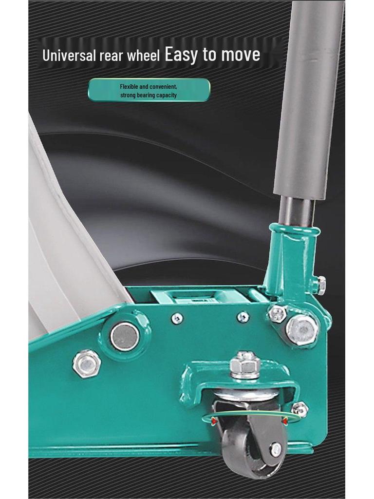 3-Ton Horizontal Hydraulic Car Jack with Double Pump for Small Trucks and Sedans