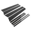 For BMW X3 2013-2017 14 15 16 Carbon Fiber Look Pillar Posts Window Trim Cover