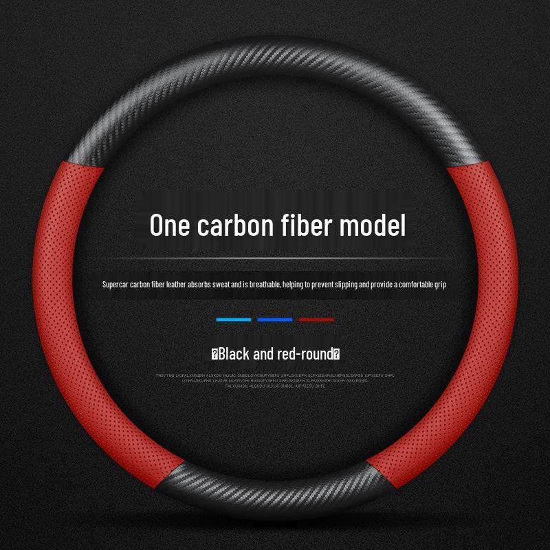 Ultra-Thin Genuine Leather & Suede Steering Wheel Cover for Hongqi H5/H7/H9/HS5/HS7/E-HS9