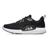 FILA Athletics Lightweight Fabric Low-Top Marathon Running Shoes Women sneaker Black A12W032212FBK