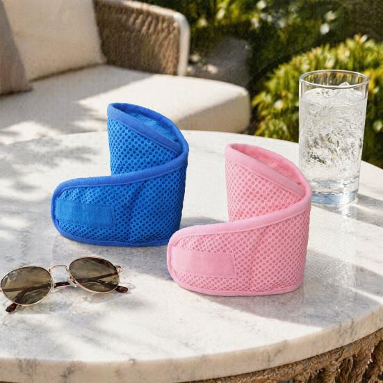 Summer Outdoor Dog Cooler Cooling Bandana, Breathable Self-Cooling Neck Wrap, Pet Cold Water Activated Bandana Cooler, Heatstroke Prevention Kerchief
