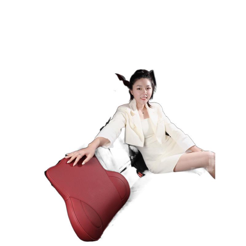 Aviation-Grade Memory Foam Car Neck and Lumbar Support Pillow