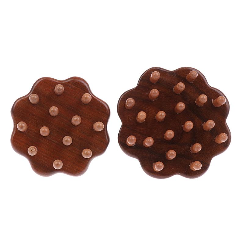 Head Meridian Massage Comb Anti-Static Natural Wooden Wide Tooth 12/20Claw Gua Sha Tool Scratcher Spa Promote Blood Circulation