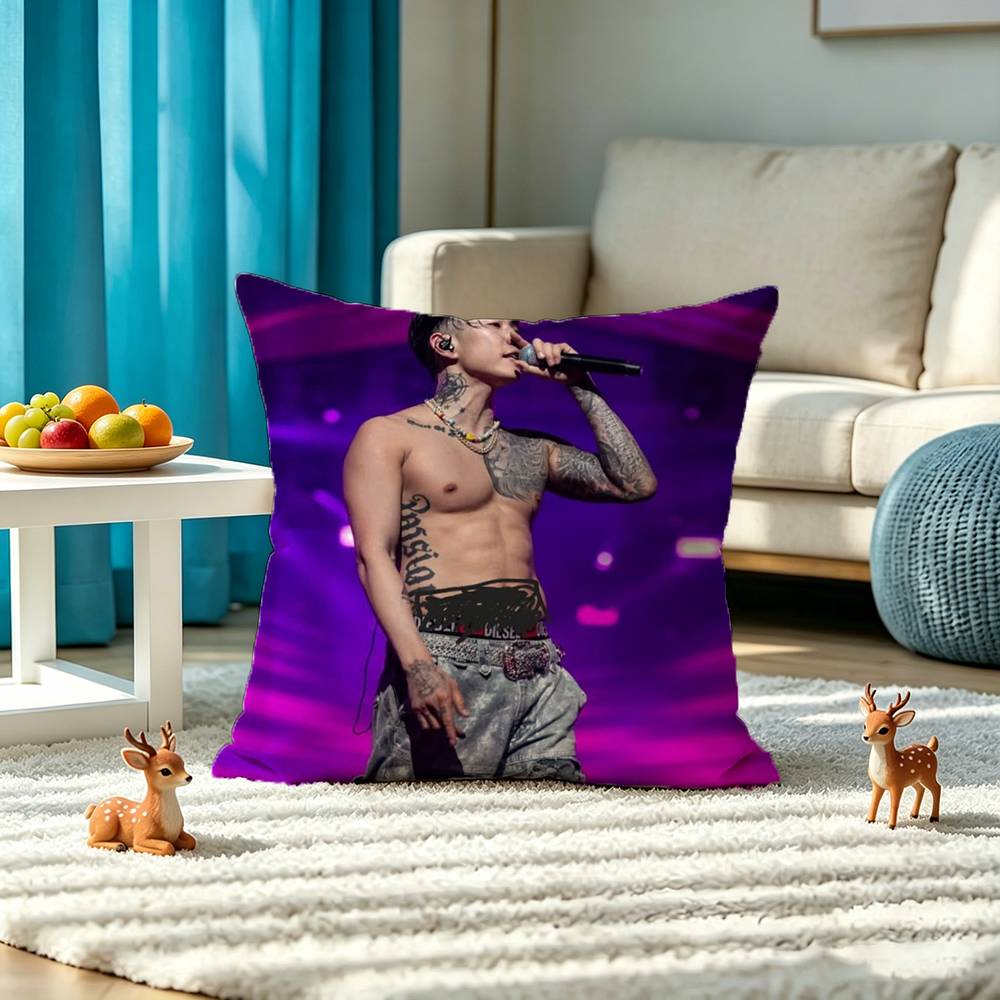 J-Jay P-Park Square Double-Sided printed Pillow Case Bedroom Bedside Pillow Sofa Cushion Cover