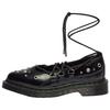 Sapatos Casuais Confortáveis Versáteis de Couro Elphie II 3,2 cm Sapatos Casuais Femininos Preto 42127001