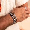PIG & HEN Bold Bob Bracelet - Navy X Silver